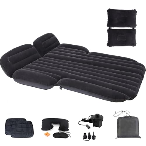 Icelus Auto Matratze SUV Luftmatratze with Luftpumpe 195 * 130 * 15 cm Aufblasbare Camping Kombi Luftbett f&uuml;r Auto R&uuml;cksitz Dickere Kofferraum Matratze Bett f&uuml;r Camping Outdoor Traveling
