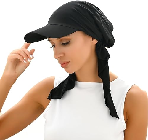 Gorra Chemo Mujer Protección Solar con Banda Elástica miniatura 2