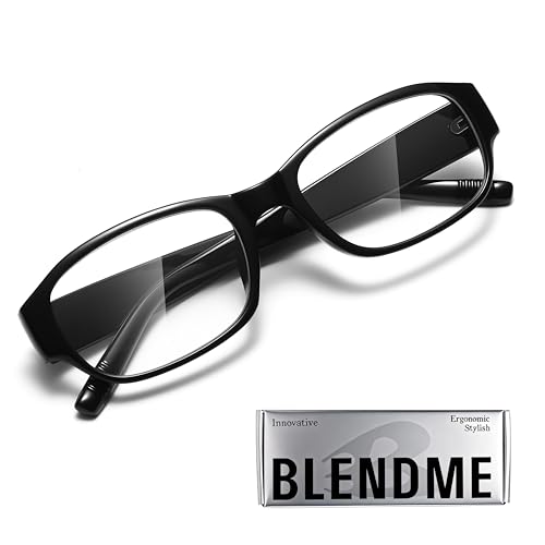 Image of Wide Rectangle Blue Light Glasses for Woman Reduce Eyestrain for Gaming /Computer /Screen