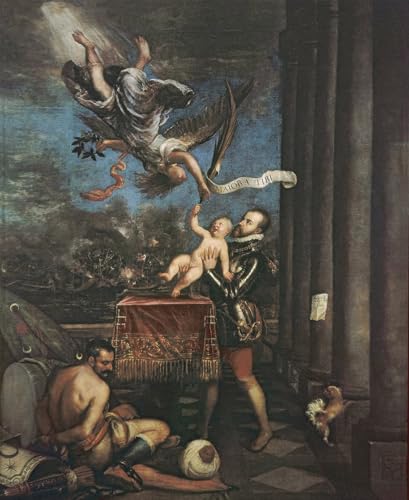 Affiche Toile Allégorie de la bataille de Lépante pour remplacer une décoration murale vide