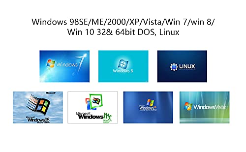 Lpt Printer To Pci-E Parallel Printer Card, Parallel Port Db25 Express Card Converter Adapter, Pci-Express's 25/S Full Duplex Channel,1.5 Mbyte/S,For Win98Se/Me/2000/Xp/Vista/Win7/Win8/Win10 #TOP5