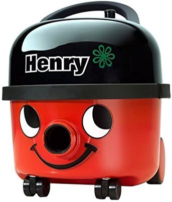 Numatic Henry UK Version Vacuum Cleaner + Power Voltage Transformer + 10 Free Bags, 620 W - Red/Black [Energy Class A] (Henry UK + 10 Bags)