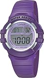 girl watch design with price Zifferblattbeleuchtung Lorus Kids Mädchen-Uhr Chronograph Edelstahl und Kunststoff mit Urethanband R2385HX9