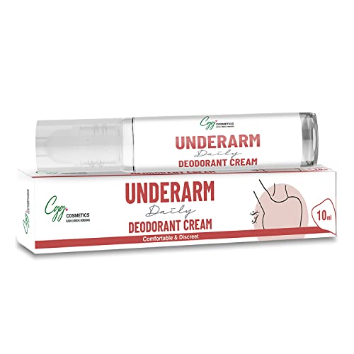 CGG Cosmetics underarm daily deodorant cream,roll on Removes Odour, Keeps Skin Fresh & Clean, Alcohol Free, Paraben Free 10 ML
