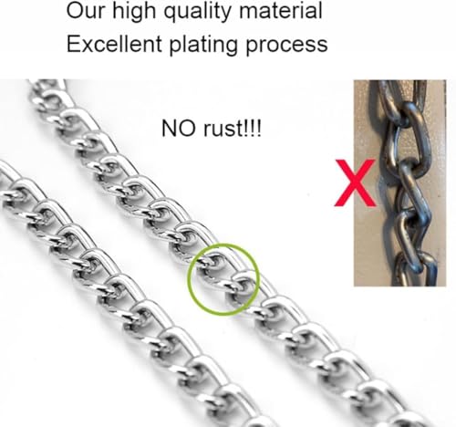 Collier martingale M argent et or en métal pour chien - 5
