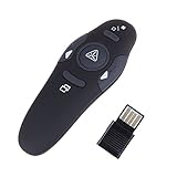 Simple y fácil de usar. Simplemente conecte el receptor USB a su dispositivo y presione el interruptor cuando la luz del flash del USB se vuelva sólida. Luego, el puntero rojo puede iluminarse normalmente cuando se mantiene presionado el botón.