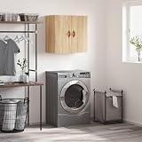 WXGTBKPR Armadietto da parete in rovere Sonoma, 60 x 31 x 60 cm, pensile da bagno e cucina, in legno