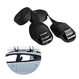 BPS 15 Foot Premium Car Roof Rack Lashing Straps for Kayak, Surfboard, Paddleboard, Longboard, Bodyboard, and Canoe