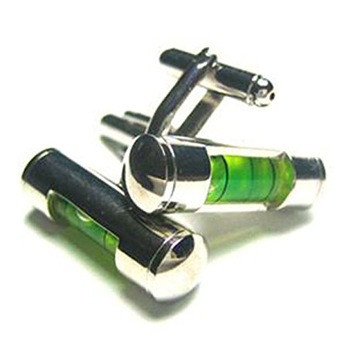 Working Green Level Cufflinks Gift Boxed