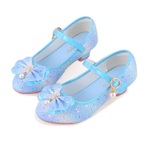 Girls Flats Sparkle Party Mary Jane Princess Dress Shoes