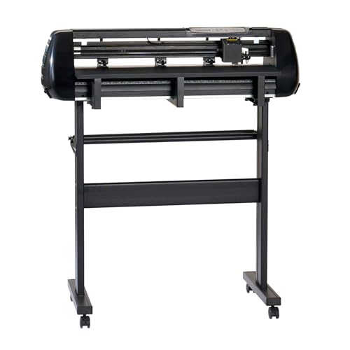 VEVOR Vinyl Cutter Machine, 28 inch Max Feed Width, Dual Blades, Adjustable Force and Speed, LED Display, Vinyl Plotter Cutter Printer with Signmaster Software for Compatible with Windows and macOS by VEVOR - Image 3
