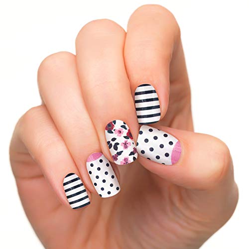 Incoco Coconut Nail Art Nail Polish Strips - Retro Rose - Pack of 1