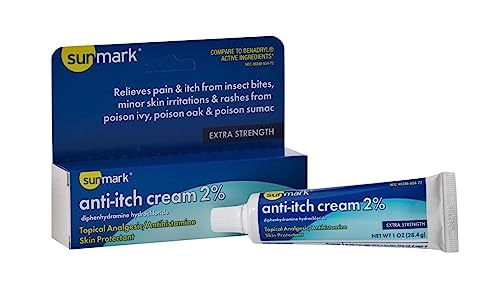 Sunmark Anti-Itch Cream 2% - 1 oz, Pack of 3