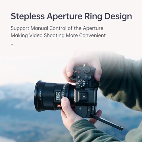 Image of VILTROX Fe 16Mm F1.8 For Sony E-Mount Af Lens 16Mm F /1.8 Super Wide Angle Autofocus Lens Full Frame Lens Compatible With Sony A7Cii, A7Iii, A7Iv, A7R, Fx30, Zv-E1, A6100, A6400, A6000, A7S Iii,Black