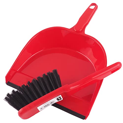 Handkehrset mit Besen und Kehrschaufel, Kunststoffmaterial, vielseitig