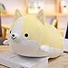 MEKTSA 30-85 cm Mignon Gros Shiba Inu Chien en Peluche en Peluche Doux Kawaii Animaux poupées Dessin animé Oreiller Beau Cadeau pour Enfants bébé Enfants Bonne qualité 85-90 cm Corgiyellow