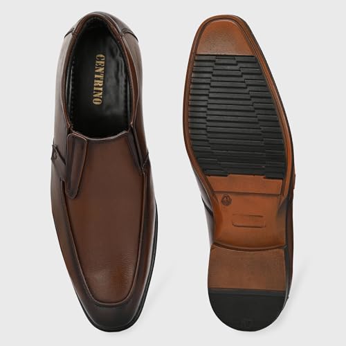 Image of Centrino Formal Shoe for Men | Cushioned Insole for Better Comfort | Stylish Slip-on for Boys | Perfect for Office Wear & Formal Dress (9789)