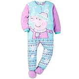 Komar Kids Girls' Peppa Pig Blanket Sleeper, Blue, 2T