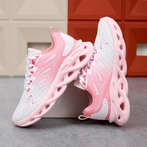 Image of DLWKIPV Womens Slip on Walking Tennis Shoes for Women Work Running Athletic Gym Sports Sneakers Lightweight Casual Shoe