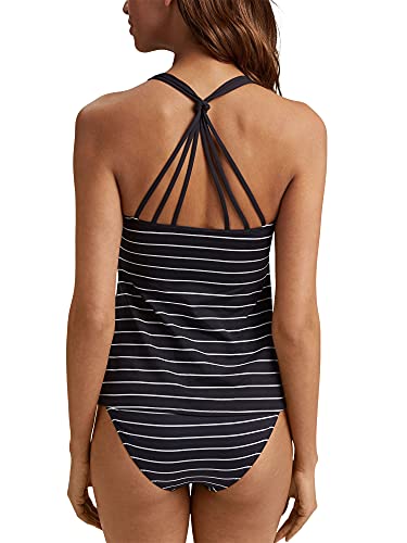ESPRIT-Wattiertes-Long-Top-mit-Mehrfach-Traegern