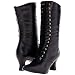 120 (7, Black) VIC-120 Granny Boot W Zipper