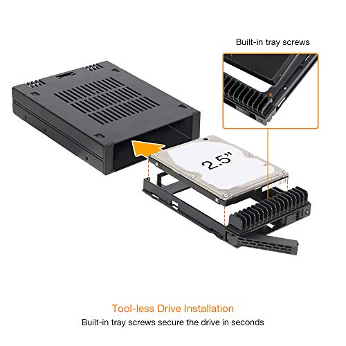 Caja externa para disco 2.5 SAS/SATA ICY DOCK MB741SP-B miniatura 4