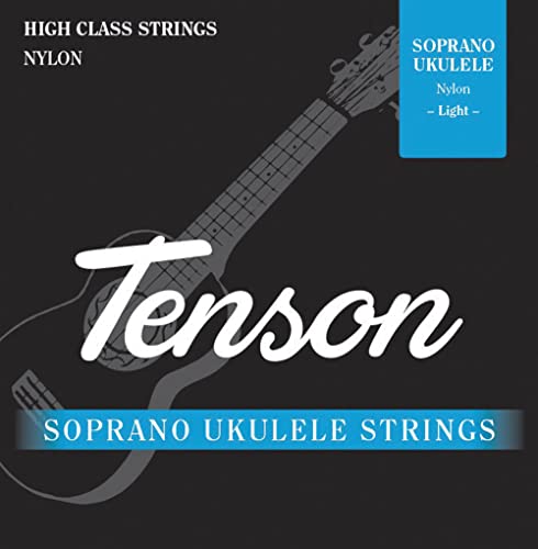 GEWA TENSON Jeu de cordes pour ukulélé soprano, nylon noir, force .022 -.032