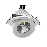 INSTALACIÓN: Downlight pensado para empotrar en el techo, o para fijar con sujeciones externas.