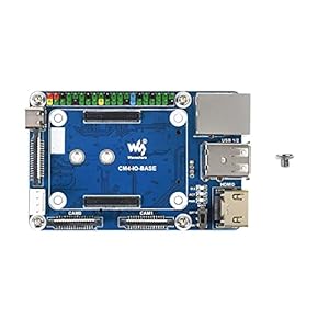 Waveshare Mini Base Board Designed for Raspberry Pi Compute Module 4 Powerful Functions in A Small Sized Body Suitable…