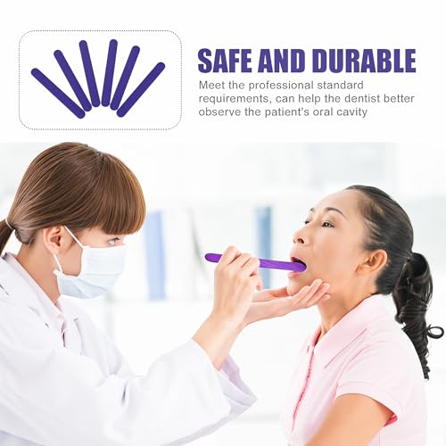 Image of ibasenice 75Pcs Plastic Tongue Depressors, 5.7'' Sterile & Unflavored, Reusable Oral Scrapers with Smooth Edges, Flexible Wax Applicators, Craft Sticks for Adults & Kids | Plastic Tongue Depressors Smooth Sterile Unflavored Flexible Wax Applicators Craft Sticks