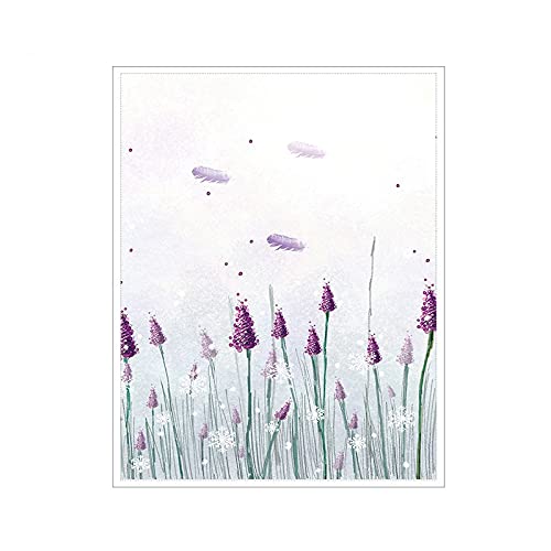 Película de Ventana Adhesivo de Vidrio Adhesivo estático, Lavanda, decoración del hogar, protección de privacidad, película de Ventana teñida esmerilada Ventana Privacidad (Color : 90cmx100cm)