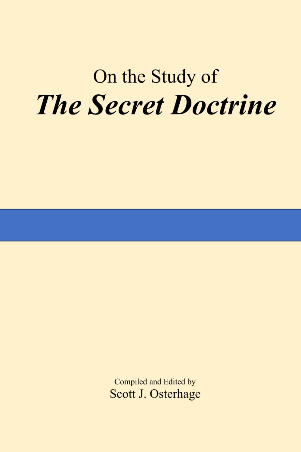 On the Study of The Secret Doctrine