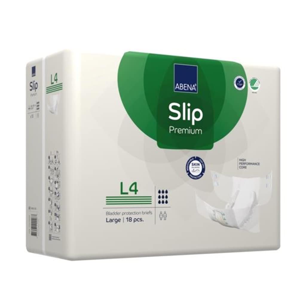 Abena Slip Premium - Gr. L4 - Windelhose für schwere Inkontinenz und Doppelinkontinenz