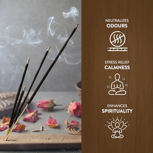 HEM French Vanilla Incense – 120 Sticks Box (6 Packs) – Sweet & Cozy Scent for Meditation, Yoga, Stress Relief & Home Refresh – Long Burning Incense Sticks.