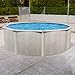 Aquarian Above Ground Pool Kit w/Pump & Leaf Skimmer, Phoenix Steel-Frame, 21', Transparent - Large Heavy-Duty Outdoor Family Swimming Pool for Backyard, Patio, and Yard