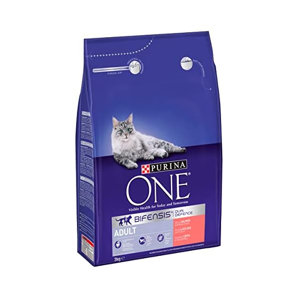 Purina One Katzenfutter Lachs & Vollkorn, 3 kg – Bild 3