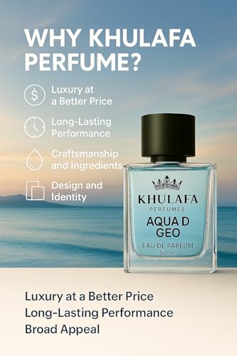 Image of Aqua D Geo Inspired Perfume | Aquatic Citrus Fragrance with Marine, Bergamot & Herbal Notes | Long-Lasting Fresh Scent | 100% Scent Match | Gift for Men | Ideal for Summer | 50ML