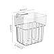 MiOYOOW Pflanzenhalter für Aquarien, Hängender Blumentopf, Aquarium Pflanzenständer Wandhängender Blumentopf, Transparenter Pflanzentopf für Aquarienpflanzen, Dekoration