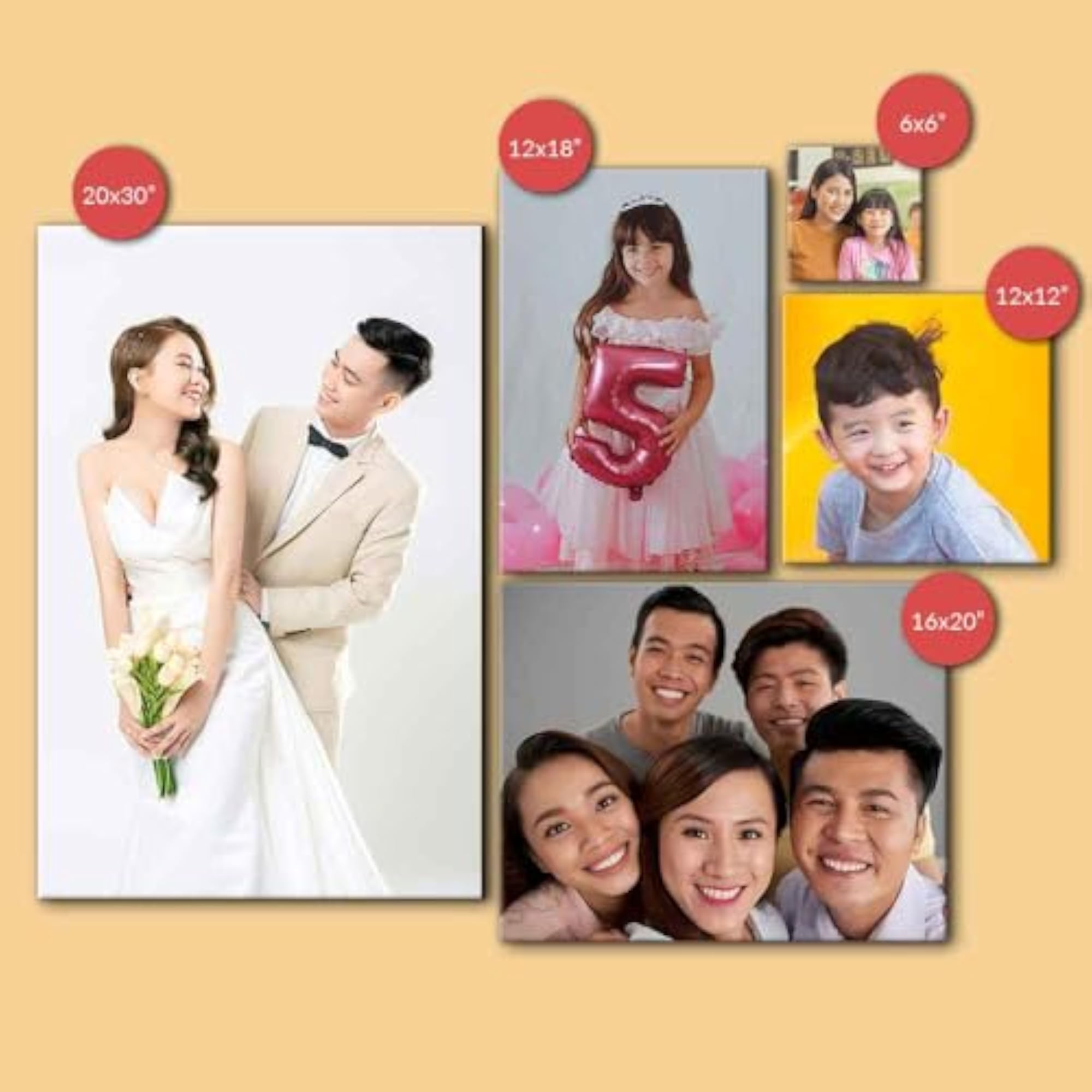 Personalized Canvas LED Backlit Photo Frame