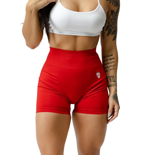 Image of Gymreapers Infinity Seamless Workout Shorts High Waist Biker Shorts for Women Athletic Gym Running Pilates Yoga Sport Short