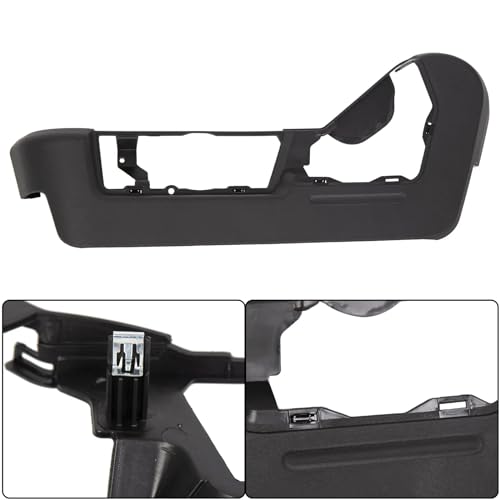 Seat Cover Trim Panel Bezel for 2009-2014 Ford F150 Black Driver Side Black Driver Side