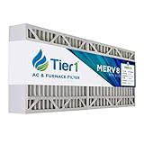 Tier1 Replacement for 16x28x6 Merv 8 Aprilaire Models 2400 Air Filter 2 Pack (Actual Size: 15 3/8 x...