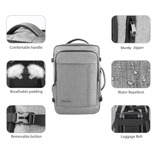 Black and Grey Carry On Backpack Bundle3