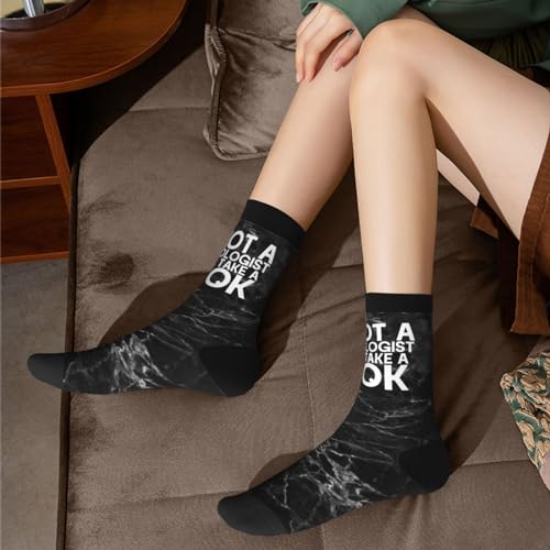 I'M Not A Gynecologist But I'Ll Take A Look Unisex Cushion Crew Sock Soft Casual Mid-Calf Socks3