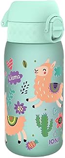 Ion8 Leak Proof Kids Water Bottle, BPA Free, Llamas, 350ml (12oz)