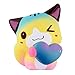 Anboor Squishies Collection Chat Galaxy Lentement en Hausse Jouets Anti-Stress Fantaisie et Gadgets Accessoires de Fete de Noël Kawaii Convient Aux Jeux pour Adultes et Enfants (Amour, Lot de 1)