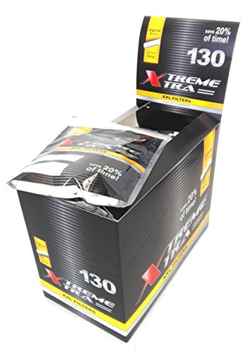 Xtreme Xtra Regular - Filtro de Cigarrillos extralargo (22 mm, 15 Bolsas)