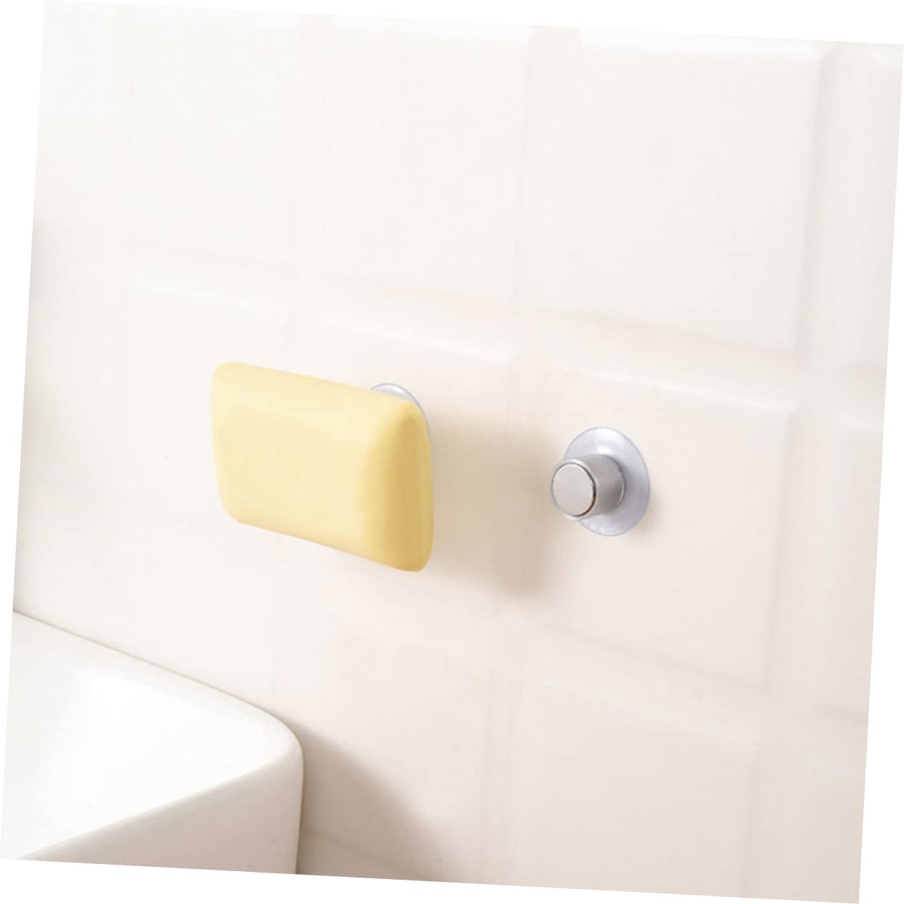 IMIKEYA 6set Portasapone Magnetico In Inox Supporto Del Sapone Montato Parete Design Ventosa per Bagno e Cucina Facile Installazione e Risparmio Di Spazio
