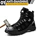 SUADEX Steel Toe Boots for Men Women Indestructible Non-Slip Comfortable Work Boot for Men Work & Safety Boots Construction Shoes