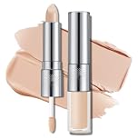 AOAZXBB Colour Corrector,Under Eye Concealer for Dark Circles,Long Lasting Full Coverage Concealer for Blemishes and Fine Lines,Under Eye Brightener-01 Natural